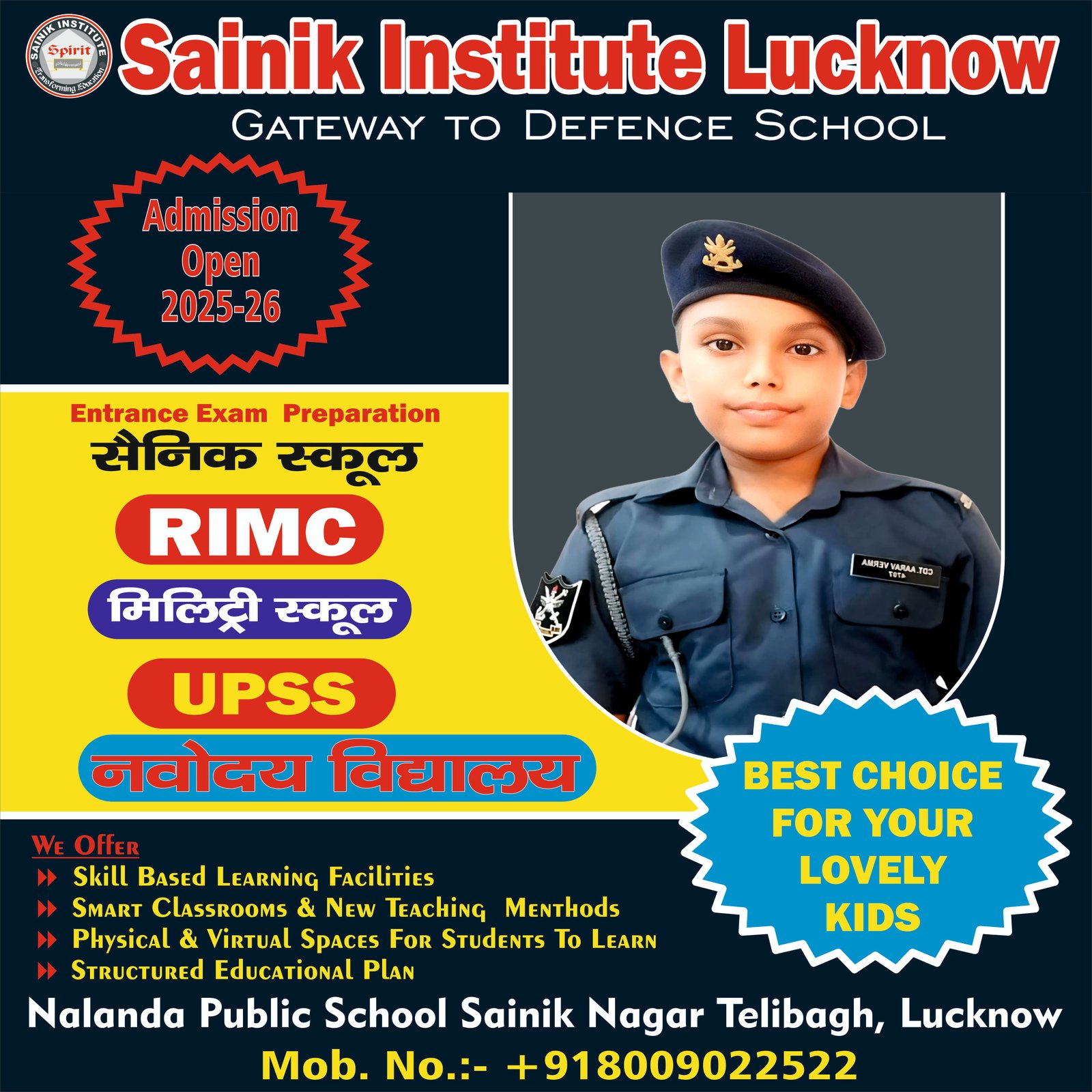 Best RIMC Coaching in India by Sainik Institute Lucknow